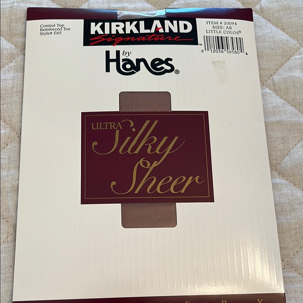 Kirkland Signature by Hanes Ultra Silky Sheer Pantyhose